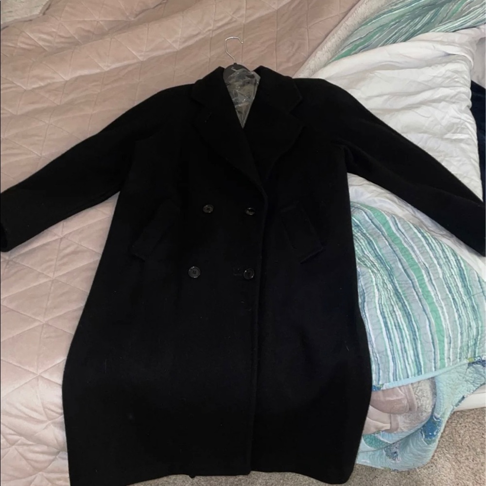 44 short, 44 length wool winter jacket-- michelle francois